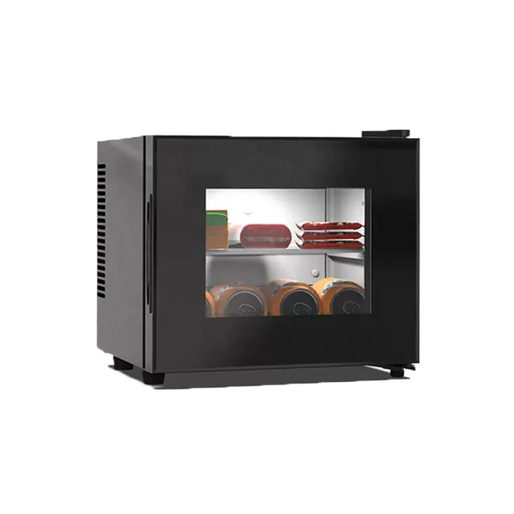 Good Quality 20L Glass Door Display Mini Bar Fridge Refrigerator for Room