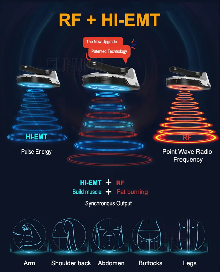 Аппарат для похудения тела Ultrashape снижение веса EMS наращивание мышц неинвазивное Скульптурное оборудование