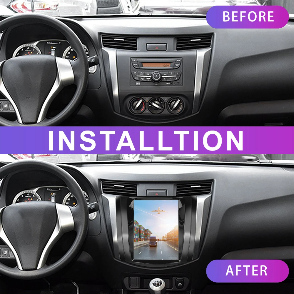 2 Din 9.7' Android Car Accessories Fascia Special Kit For Nissan Terra 2018 Dashboard Panel Fascia and Adapter