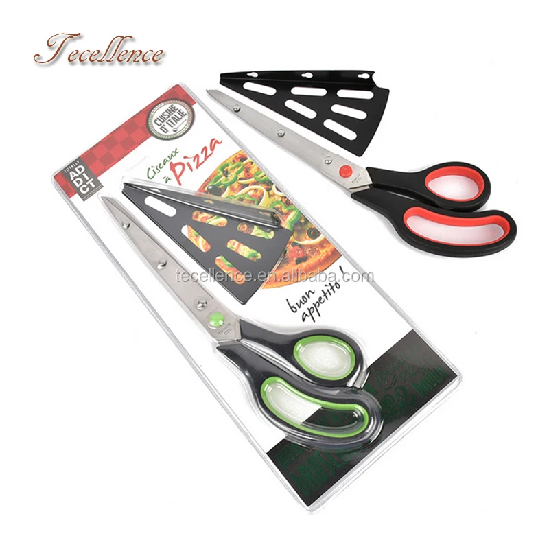 
Kitchen Pizza Tools Stainless Steel Pizza Knife Scissors Pizza Cutter with Saver Shovel 