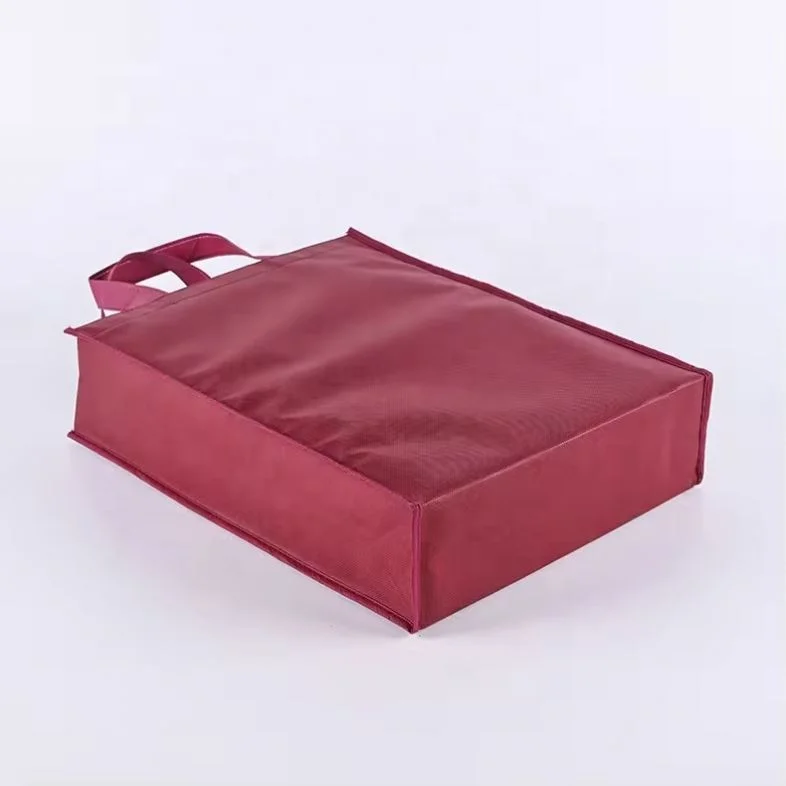 Wholesale High Quality Eco Friendly Cheap Price Colourful Non-Woven 80G 90G Shopping Tote Bags With Custom Logo And Size