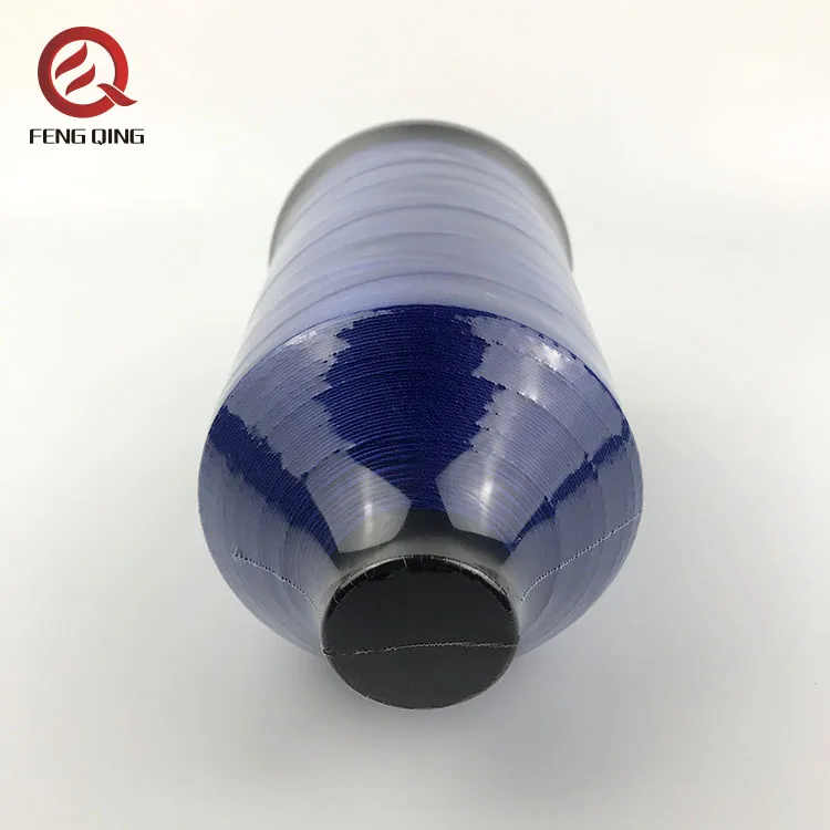 high tenacity 100% polyester sewing thread 120d/2, dyed embroidery thread