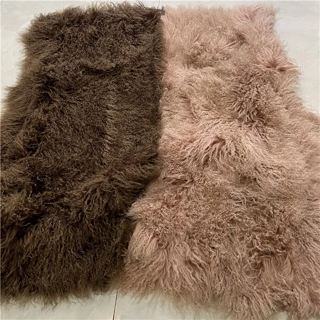 Обычная Длина монгольский мех ягненка диван