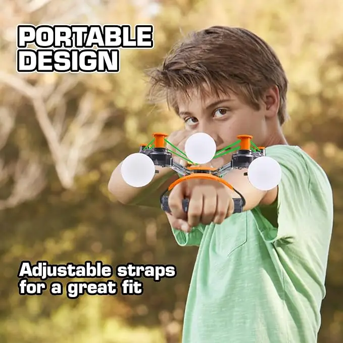 Kids Wrist Bow and Arrow Set Archery Toy Set Includes 3 Suction Cup Arrows Outdoor Toys for Kids Boys Girls