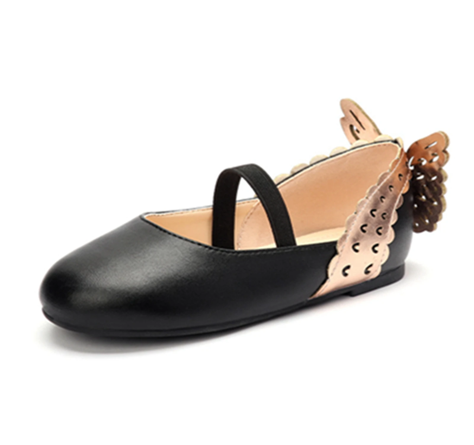 Сандалии детские из ПУ кожи, плоская подошва, повседневная обувь принцессы, для маленьких девочек