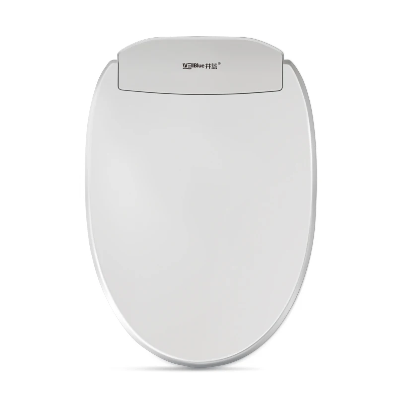 Intelligent instant heated PP made plastic closed front soft smart toilet seat cover