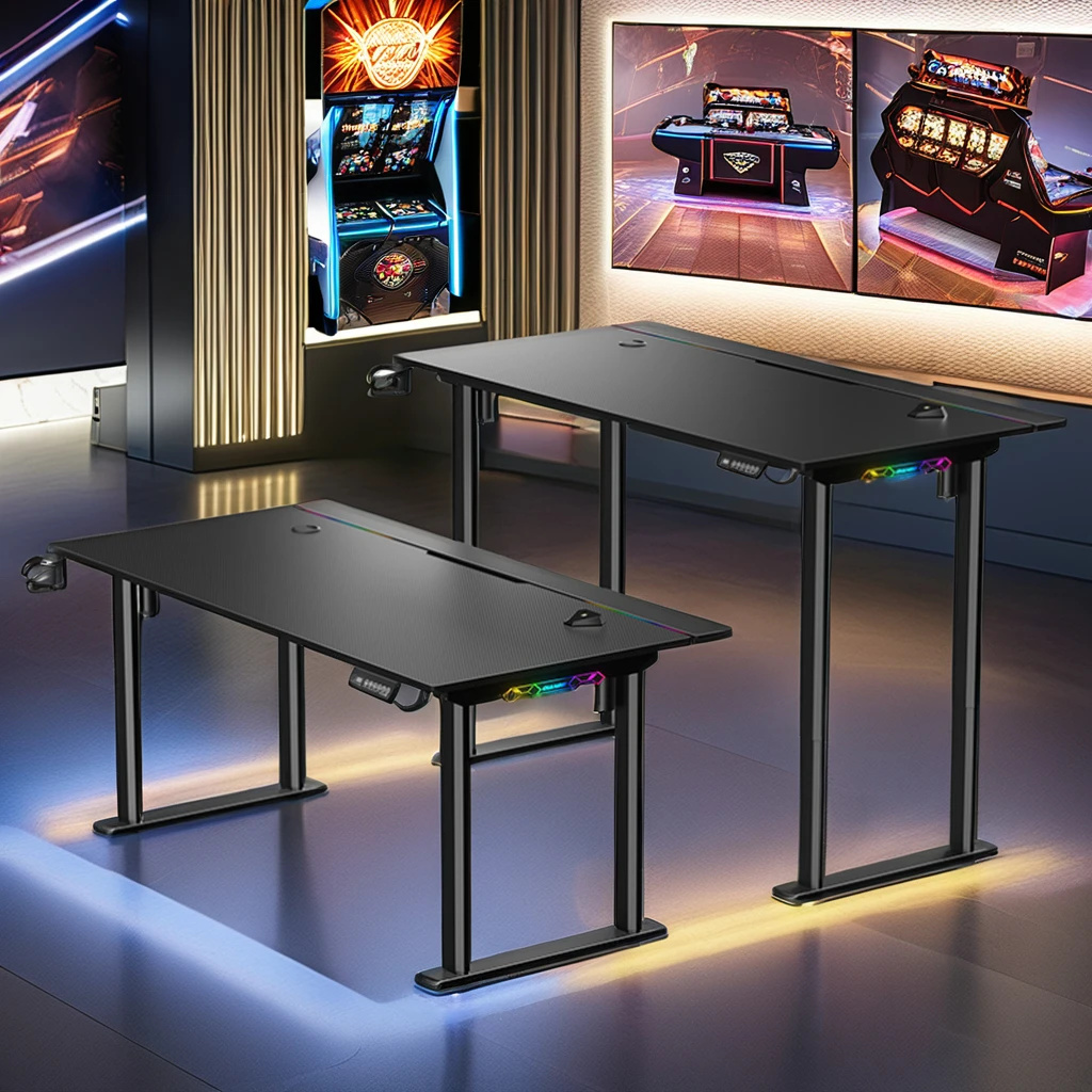 Студийные столы офисный набор со светодиодной мебелью