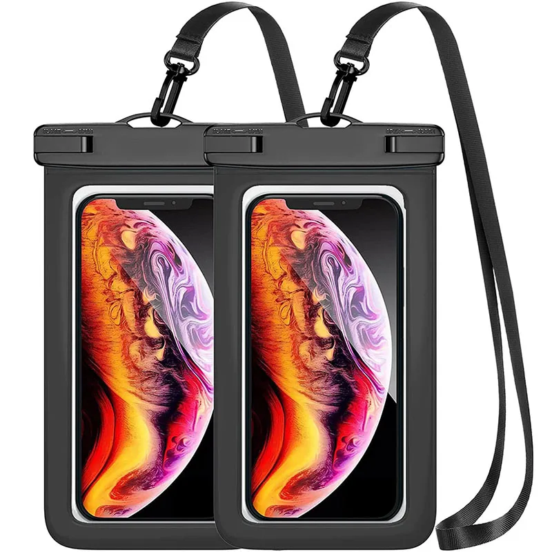 Wholesale PVC Universal Size Underwater IPX8 Water proof Pouch Case Waterproof Phone Bag for Mobile Phone