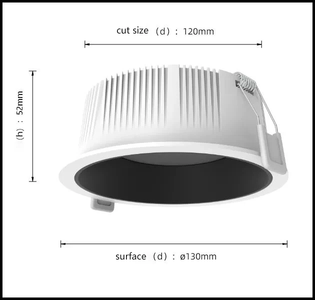 OKELI, заводская цена, 18 Вт 3000 К, потолочное освещение smd с антибликовым покрытием, утопленные и безрезные светодиодные светильники