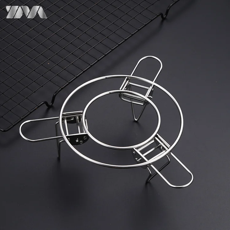 Multifunctional Stainless steel high foot pot steaming grid steamer racks stainless steel cooking & cooling & baking racks