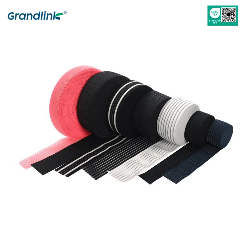 Fish Silk Ribbon High Tenacity Elastic Waistband Webbing Breathable Elastic Band For Orthopedic Corset