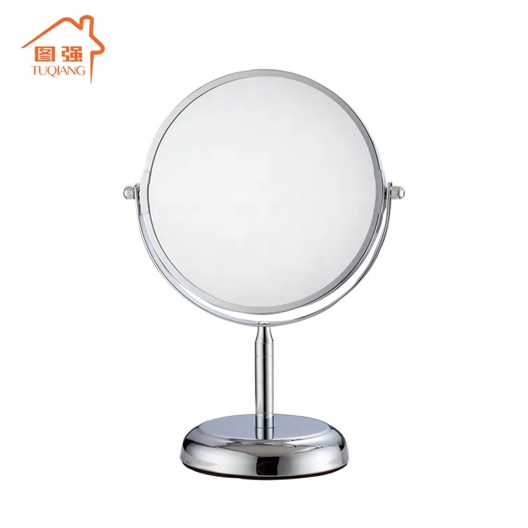Профессиональное увеличительное зеркало для макияжа классическое круглое настольное Железное Зеркало с