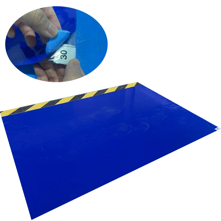 18 X 24inch Multilayer Dust Control Transparent Clear Basketball Grip Traction Sticky Mat Sports For Cleaning Shoes