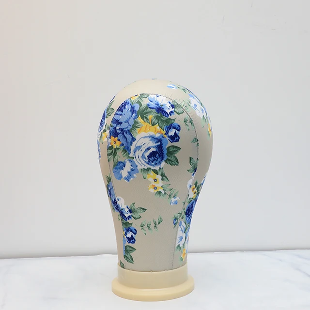 Mannequin Head Stand Stand for Training Canvas Block Head Stand Cosmetology Training