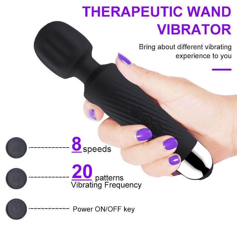 2024 hot sale Waterproof Mini Wand Massager Stick AV Tools Body Massage Vibration Machine for personal wand massager