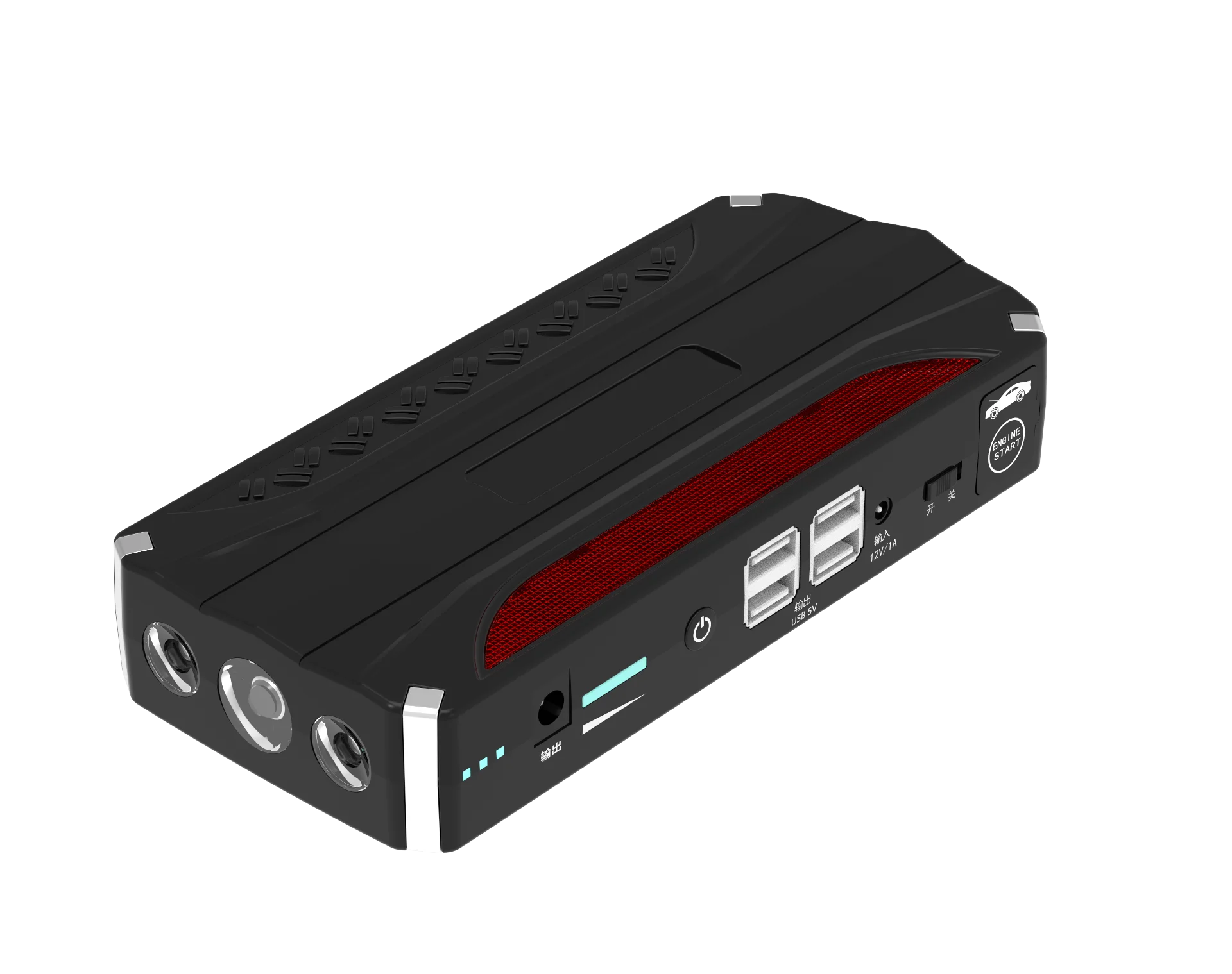 Аварийное питание банк 6000 Мах пиков ток 400A 12V портативный автомобильный аккумулятор стартер скачка