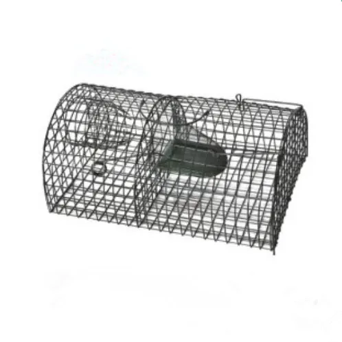 Galvanized Iron Wire Double Door Rat Mouse Cage Trap Humane Live Catching Rat Trap Cage
