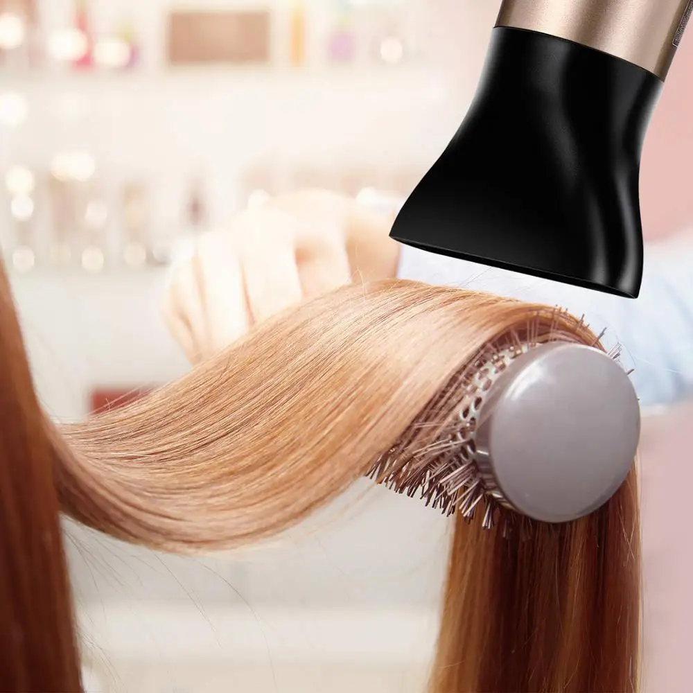 1875W Hair Dryer Nano Ionic Blow Dryer Professional Salon Hair Blow Dryer Lightweight Fast Dry Low Noise with Concentrator