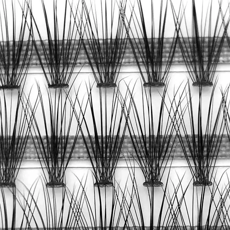 20-30P hot melt hair 12 large rows 0.05 thick mixed manufacturer wholesale single cluster eyelashes