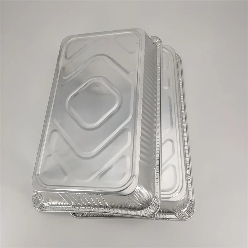Full size and half size aluminum foil food grade gastro pans for kitchen food packing and storage