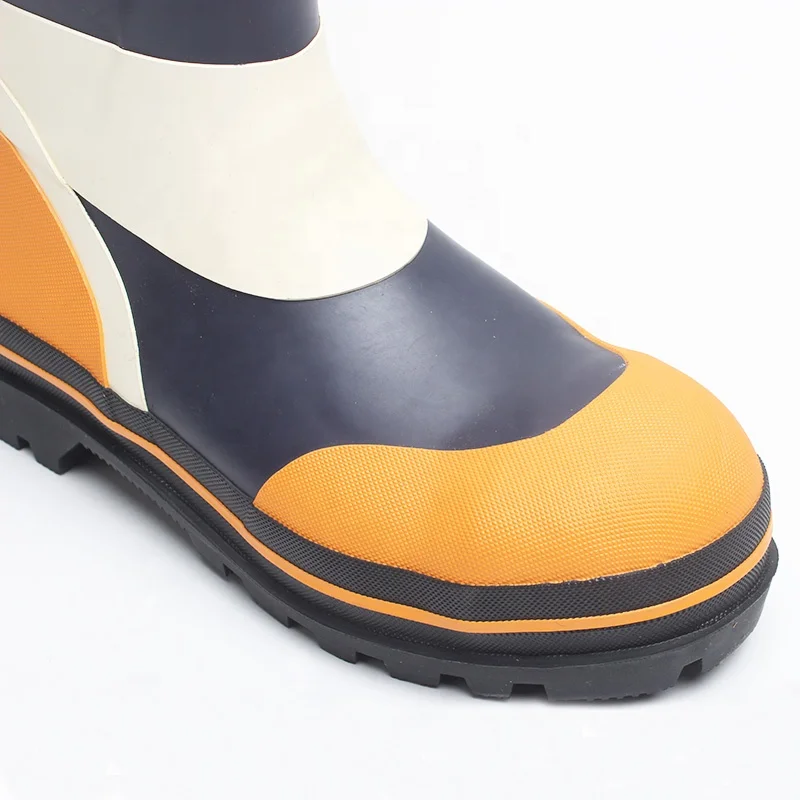 Good Quality Firefighting Boots Men Flat Rain Boots For Police Wholesale