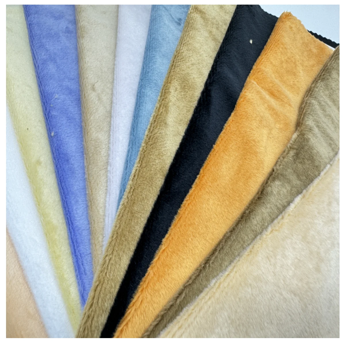 Plush  Fabric 100% Polyester Crystal Super Soft Velvet for Plush Toys, Pillow, Blankets