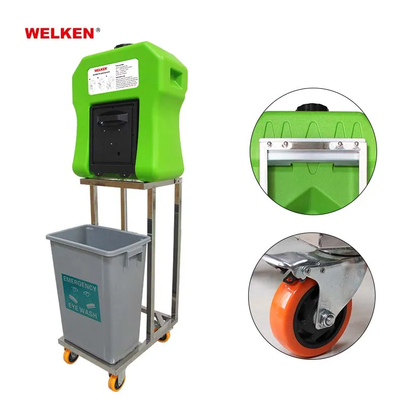 60L 35L PP plastic non-conduction Rapid Response Portable Decontamination Eye wash Emergency eye wash equipment