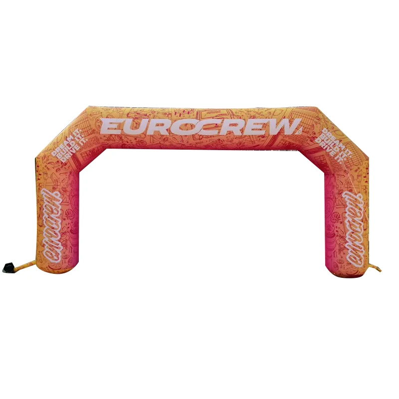 Outdoor Giant Start Finish Line Inflatable Entrance Archway For Sport event Air Sealed floating Inflatable Race Arch