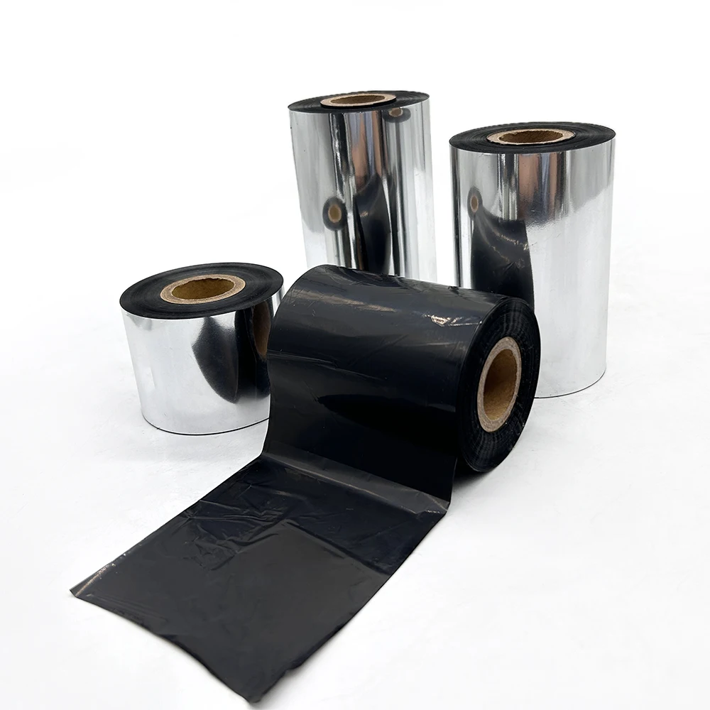 Thermal Wax/resin Ribbon Suppliers 110mm X 300m 450m Wax Ribbon for Thermal Transfer