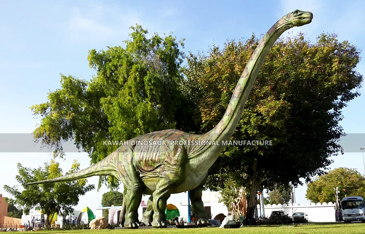 
Jurassic Park Giant Dinosaurs Ruyangosaurus Animatronic Model for Amusement Park Equipments 