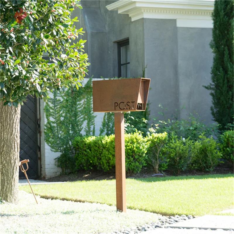 free standing mailboxes for garden number letterbox boxes mailbox private mailbox
