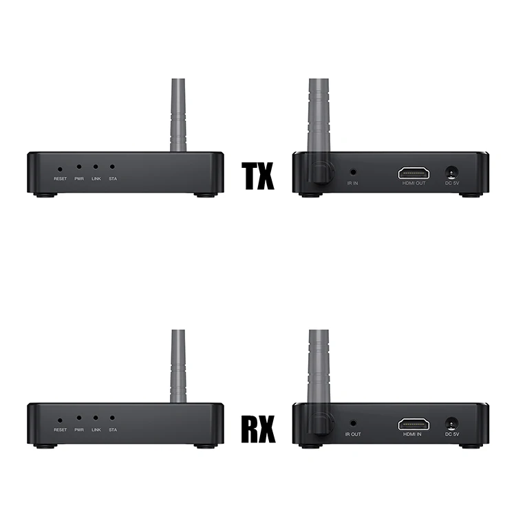 PWAY 1080p Поддержка точки-точки беспроводной видеорасширитель для резервного ИК-пульта дистанционного управления Функция беспроводного