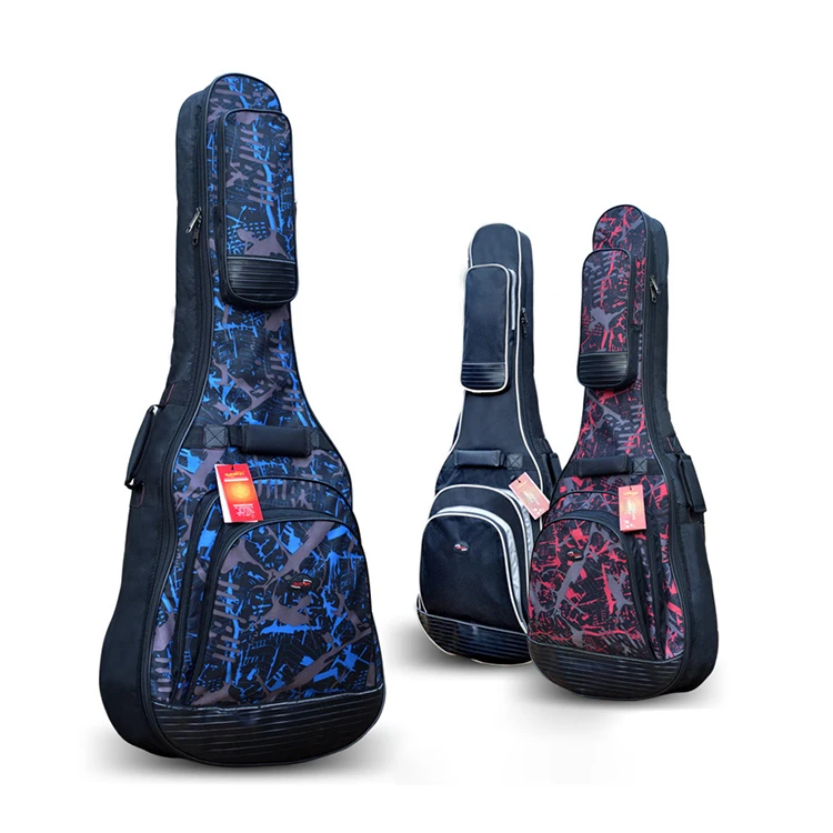 E7A Waterproof  can custom logo Acoustic bass Electric Guitar bag guitar case