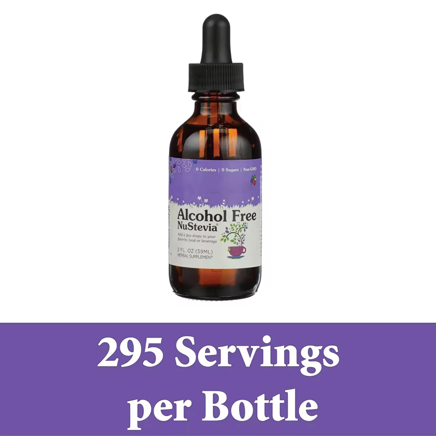 Private Label Sugar Free NuStevia Alcohol Free Liquid Stevia Drops Natural Liquid Sweetener