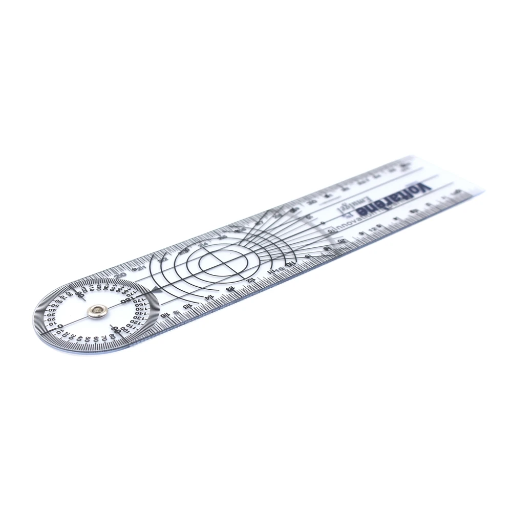 Rotating Goniometer Protractor Medical Orthopedics Bone Plastic Pvc Pain Ruler With Goniometer
