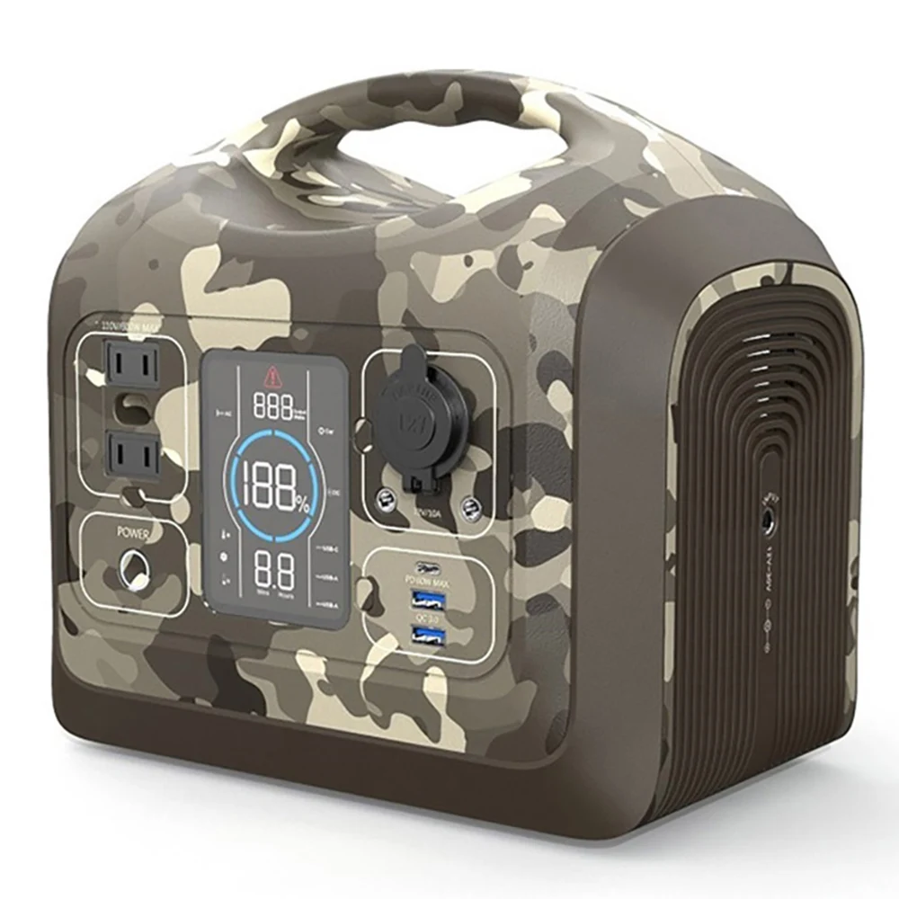 China Manufacturers 110v/220v AC Output Solar And Lithium Batterie Rechargeable Portable Engergy Power Stations