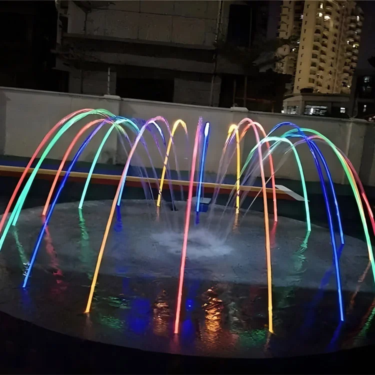 Легкая установка уличный ламинарный прыгающий струи фонтан воды