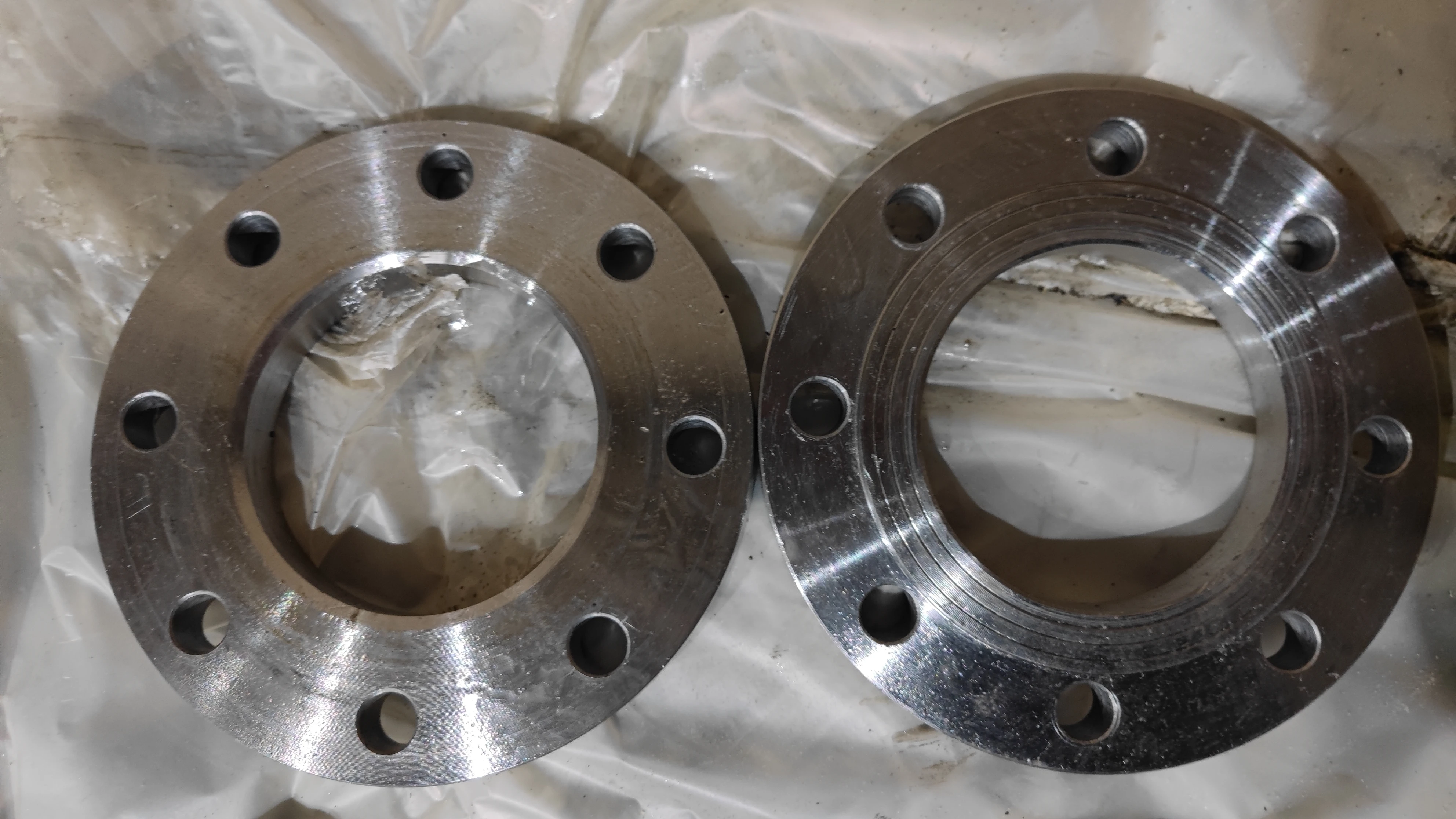 BS4504 PN16 PLRF штамповочная доска из углеродистой стали без резьбы с шелковой сваркой плоский фланец DN50