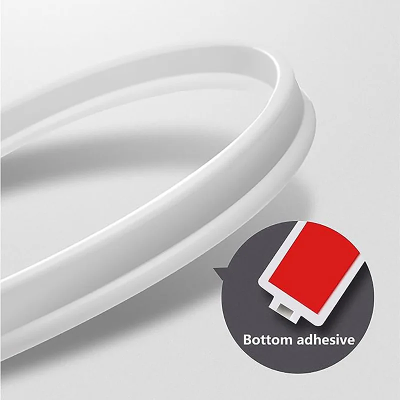Oem threshold half round b004-08 pvc seal steam door rubber flat glass bath shower screen translucent sealing strip