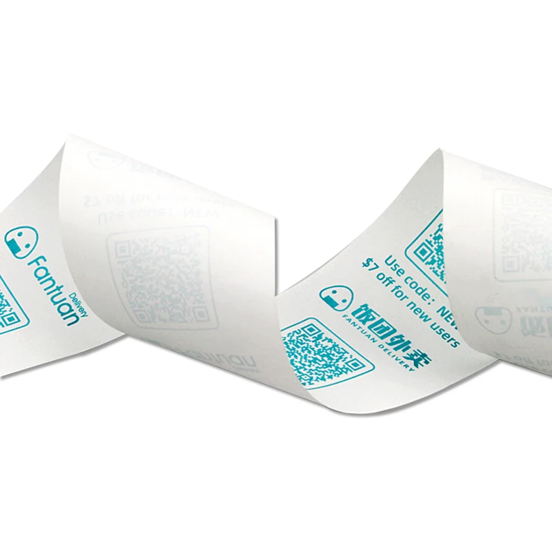 High quality color printed thermal paper 80*80mm cash register ticket paper rolls customized pos paper roll