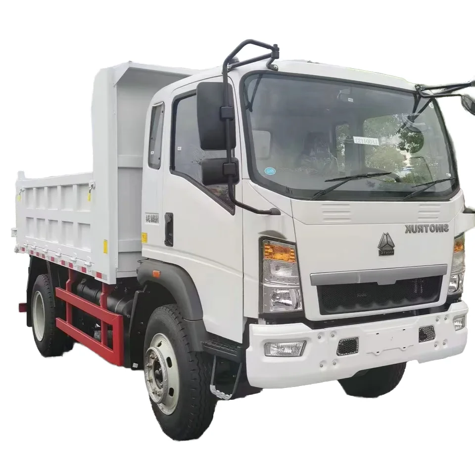 Ready to Ship Brand New  SINOTRUCK HOWO 4*2 Mini Dump Truck 3-15tons with 140 diesel engine Factory  Price