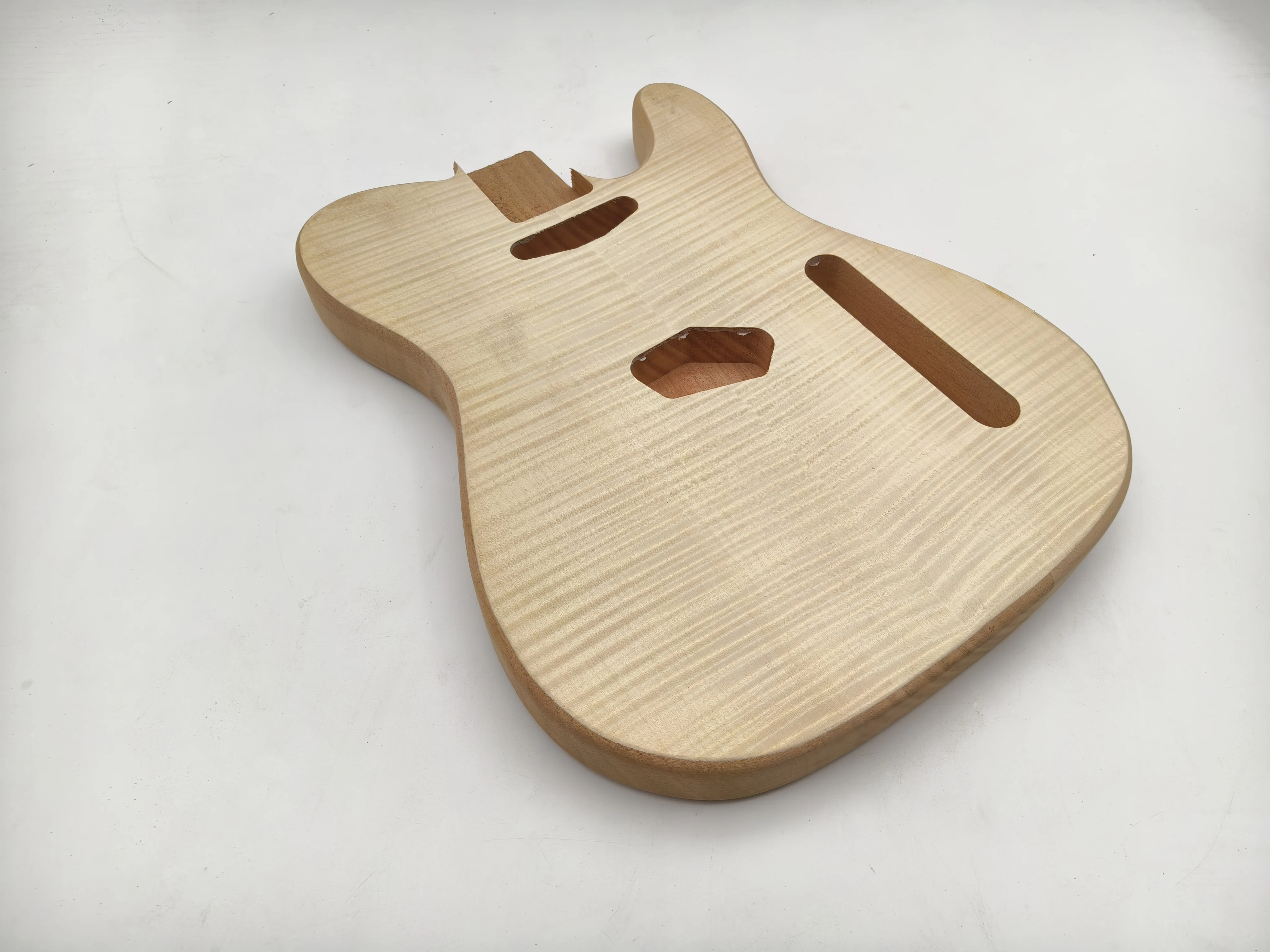 Custom Electric TL Mahogany Guitar Body Unfinished Guitar Body For Diy Electric Guitar Kit