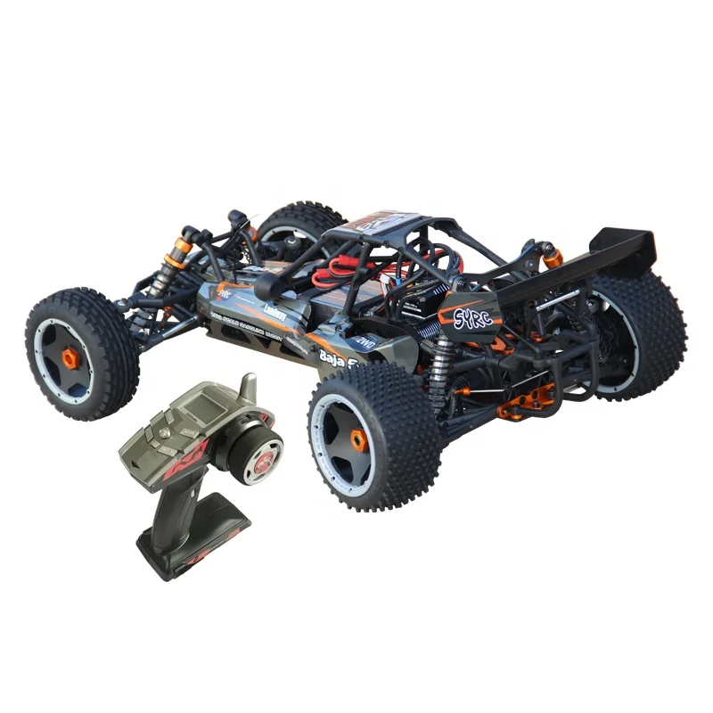 2024 Новый 90 км/ч высокоскоростной 2 4 г Радиоуправляемый 1/5 2WD бесщеточный Электрический 8S багги с 3-канальным ГГц радио в комплекте