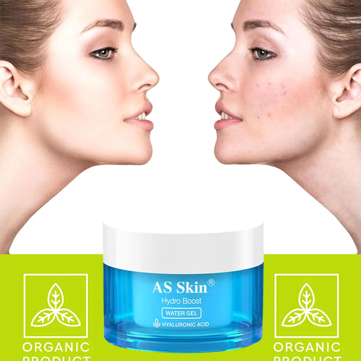 Лидер продаж, гиалуроновая кислота, увлажняющий гель для лица, ежедневный увлажняющий крем для сухой кожи, безмасляный, негеничный крем для лица