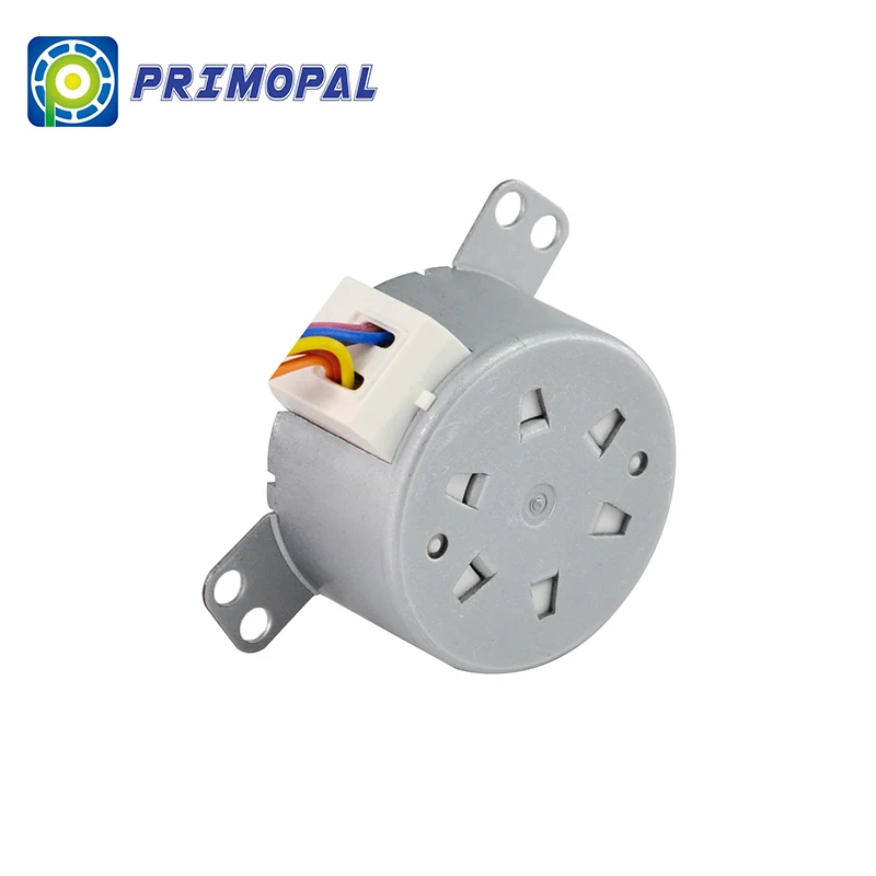 PrimoPal High Quality 2 Phase 7.5/8.4 Dia.35mm PM Permanent Magnet Stepper Motor with gear box