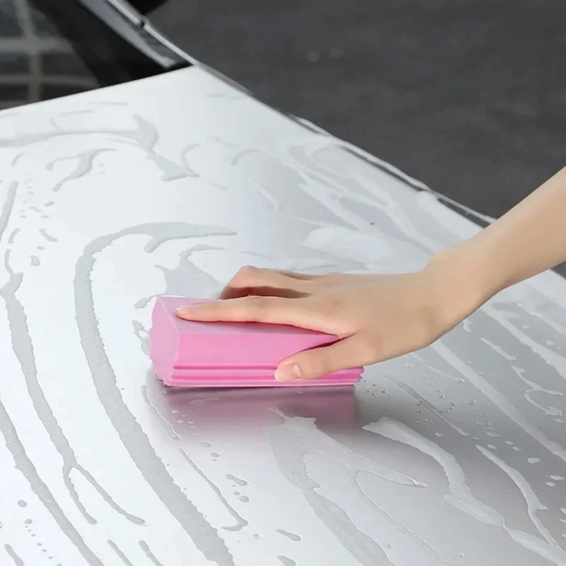 Grey Car Damp Clean Duster Sponges Reusable Eraser Brush Blinds kitchen Window Sponge Duster Cleaning Tools Auto Accessories