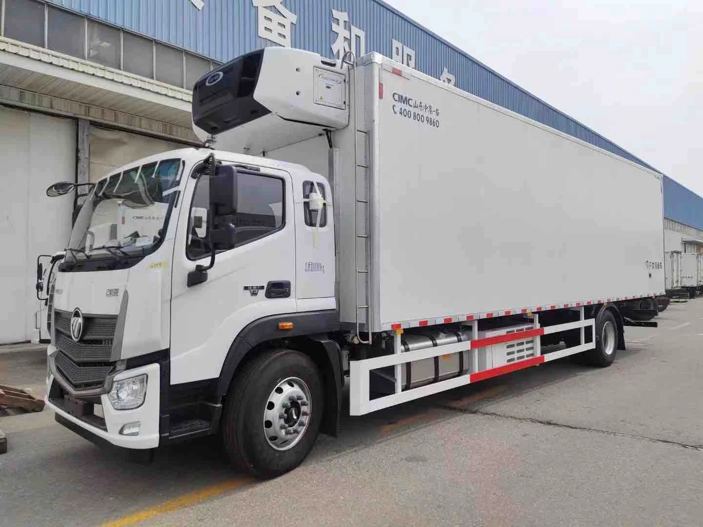 CIMC Chinese Truck New Design Cargo Trailer Cold Chain Truck Refrigersted Trailer