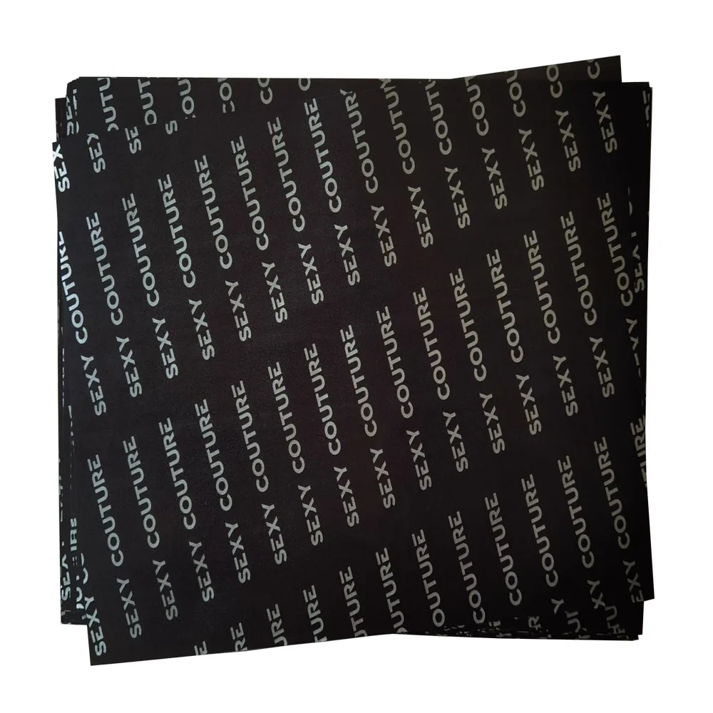 Высокое качество солнцезащитные очки с печатью логотипа на заказ черный цвет пищевой вощеной бумаги жиронепроницаемый Сэндвич Оберточная Бумага для бумаги