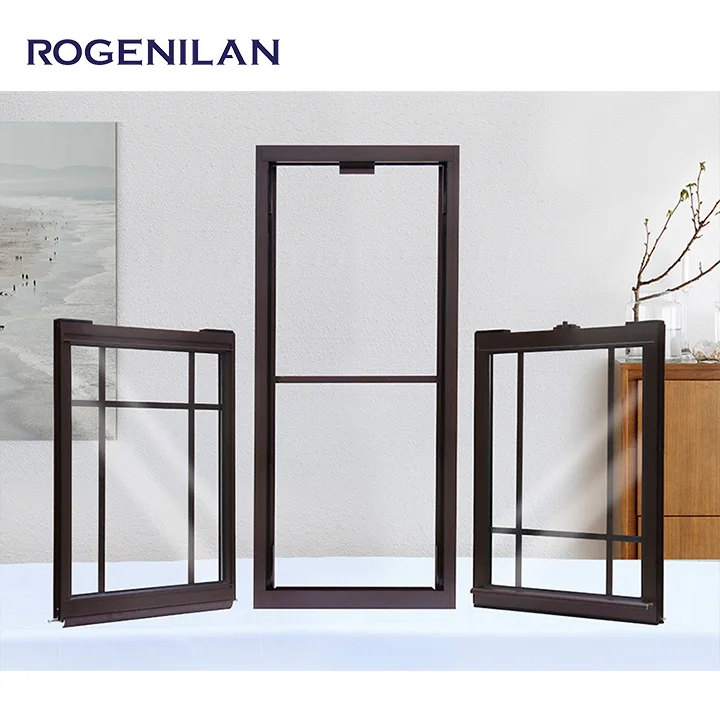 Aluminum vertical sliding shed windows Single-Hung Windows