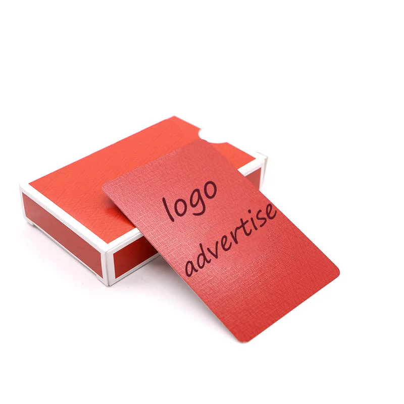 Wholesale Printing Front And Back Both Sides Printing Waterproof Poker Card Customized Playing Cards